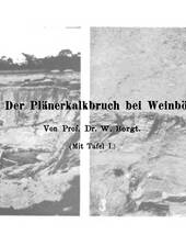 Walther Bergt: Plänerkalkbruch in Weinböhla