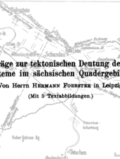 Spuren der Tektonik im Elbsandsteingebirge